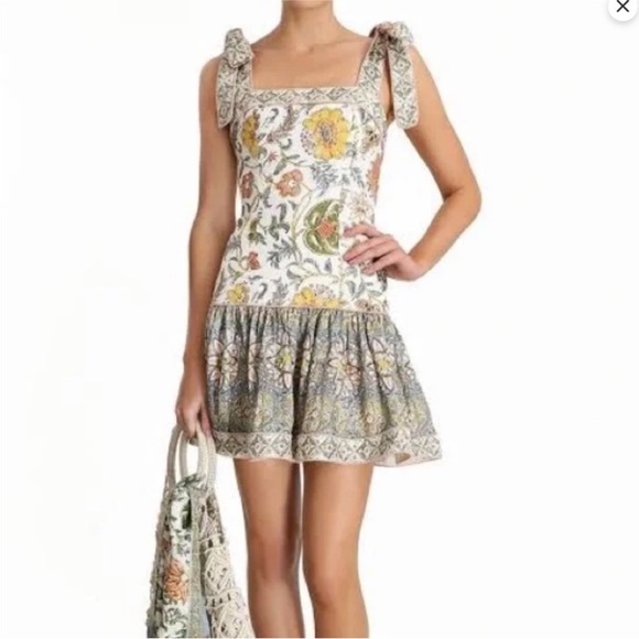 Zimmermann Dresses & Skirts - Zimmermann Multicolor Floral Mini Dress
